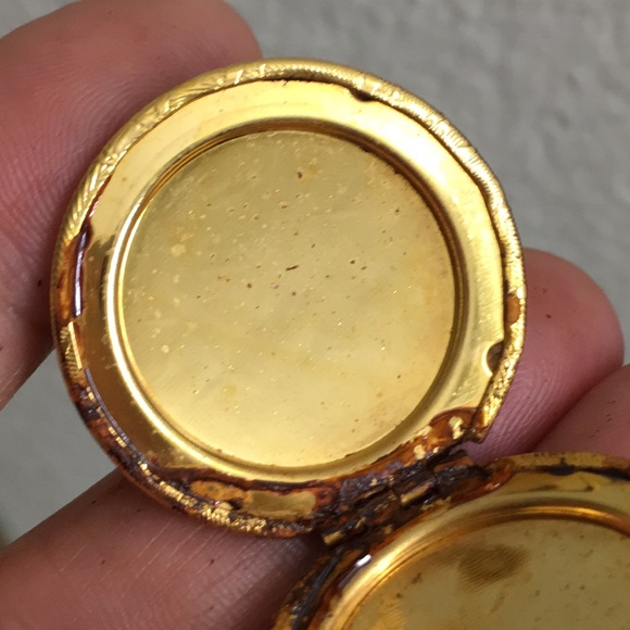 🖤Vtg cloisonné locket pendant - Picture 9 of 14